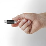 Intenso Twist Line 512 GB, USB-Stick anthrazit/transparent, USB-A 3.2 Gen 1, USB-C 3.2 Gen 1