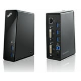 Lenovo ThinkPad USB 3.0 Dock Generalüberholt, Dockingstation schwarz, (0A33971)