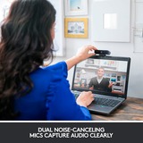 Logitech BRIO Stream, Webcam schwarz, USB, 4K