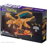 Mattel MEGA Pokémon Motion Glurak bewegliches Bauset, Konstruktionsspielzeug 