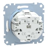 Merten Schutzkontaktsteckdose mit erhöhtem Berührungsschutz weiß, Retail