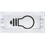 Merten Symbol Licht klar rechteckig, Rahmen transparent, Retail