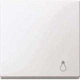 Merten Wippe Licht für Wechselschalter, Kreuzschalter und Taster, einteilig, glänzend weiß (glänzend), Retail