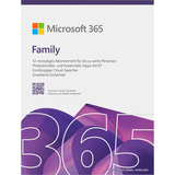 Microsoft Office M365 Family 6 User , Office-Software Deutsch, 1 Jahr, für PC und MAC