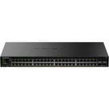 Netgear Smart Managed Essentials Switch (GS348TPv2) schwarz, 380W PoE Budget