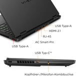 OMEN 16-am0178ng, Gaming-Notebook schwarz, Intel® Core™ i7-14650HX, NVIDIA GeForce RTX 5060, 32 GB DDR5, 1 TB (1 TB SSD), ohne Betriebssystem