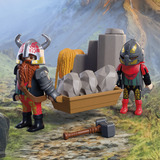 PLAYMOBIL 72117 Knights Steinkatapult Drachenritter, Konstruktionsspielzeug 