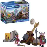 PLAYMOBIL 72117 Knights Steinkatapult Drachenritter, Konstruktionsspielzeug 