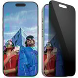 PanzerGlass  Privacy Displayschutz Ultra-Wide Fit, Schutzfolie transparent, iPhone 16 Pro
