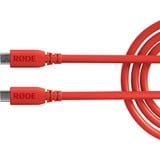 Rode Microphones USB 3.2 Gen1 Kabel SC27-R red, USB-C Stecker > USB-C Stecker rot, 2 Meter, PD