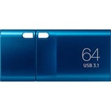 SAMSUNG Type-C 64 GB, USB-Stick blau, USB-C 3.2 Gen 1