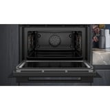 Siemens CM724G1B1 IQ700, Backofen schwarz/edelstahl, mit Mikrowellenfunktion, 60 cm, Home Connect