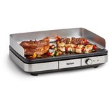 Tefal Elektrogrill Maxi Plancha CB690 schwarz/edelstahl, 2.300 Watt