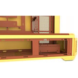 Thermaltake View 600 TG BuThermaltakeer Caramel, Big-Tower-Gehäuse gelb, Tempered Glass
