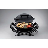 Weber Elektrogrill Q 1400, Dark Grey schwarz/grau, 2.200 Watt