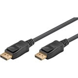 goobay Kabel DisplayPort Stecker > DisplayPort Stecker, 8K / 120Hz schwarz, 3 Meter, 40 Gbit/s, DisplayPort 2.0 / 2.1