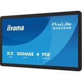 iiyama ProLite S2225AS-B1P, Public Display schwarz (matt), FullHD, IPS, POE, HDMI, USB