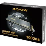 ADATA LEGEND 800 1 TB, SSD grau/gold, PCIe 4.0 x4, NVMe 1.4, M.2 2280