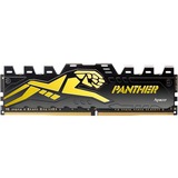 Apacer DIMM 8 GB DDR4-2666, Arbeitsspeicher schwarz/gold, AH4U08G26C08Y7GAA-1, Panther Golden