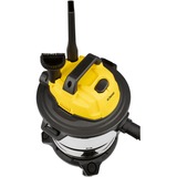 Bomann BS 6058 CB, Nass-/Trockensauger gelb/edelstahl