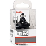 Bosch Abrundfräser Standard for Wood, Radius 12mm Schaft Ø 8mm, zweischneidig, Anlaufkugellager