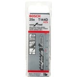 Bosch Stichsägeblatt T 144 D Speed for Wood, 100mm 25 Stück