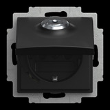 Busch-Jaeger Steckdosen Einsatz 20 EUKBSL 915 101 schwarz, Retail