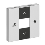 Busch-Jaeger Zentralscheibe Aluminium silber, Rahmen aluminium, Retail