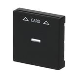 Busch-Jaeger Zentralscheibe für Cardschalter mit Symbolik und Kalotte schwarz, Retail