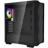 DeepCool CC560 ARGB, Tower-Gehäuse schwarz, Tempered Glass