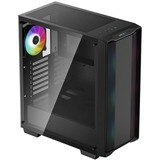 DeepCool CC560 ARGB, Tower-Gehäuse schwarz, Tempered Glass