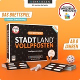 Denkriesen Stadt Land Vollpfosten - Das Brettspiel inkl. Junior Erweiterung 