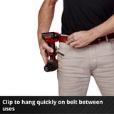 EINHELL Akku-Schlagbohrschrauber TE-CD 18/2 Li-i +64, 18Volt rot/schwarz, 2x Li-Ionen Akku 2,0Ah, Koffer + Bit-Bohrer-Set