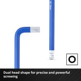 EINHELL Innensechskantschlüssel-Set farbig, 9-teilig, Schraubendreher 