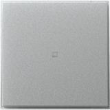 Gira Wippe gerade Kontrollfenster, Abdeckung aluminium, Retail