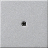 Gira Zentralplatte Schnurableitung Abdeckung aluminium, Retail