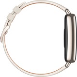 Huawei Watch FIT mini, Smartwatch gold, Lederarmband in Frosty White