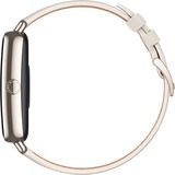 Huawei Watch FIT mini, Smartwatch gold, Lederarmband in Frosty White