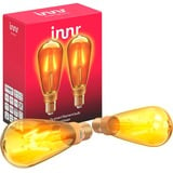 INNR Smart Filament Bulb E27 Vintage Edison, LED-Lampe 2er-Pack, ersetzt 30 Watt