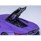 Jamara Lamborghini Revuelto Diecast, Modellfahrzeug lila, Maßstab 1:32, inkl. Knopfzellen, Rückzugmotor