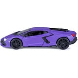 Jamara Lamborghini Revuelto Diecast, Modellfahrzeug lila, Maßstab 1:32, inkl. Knopfzellen, Rückzugmotor