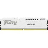 Kingston FURY DIMM 16 GB DDR5-5200  , Arbeitsspeicher weiß, KF552C36BWE-16, FURY Beast, AMD EXPO