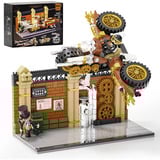 Lumibricks Steampunk-Motorradverfolgung, Konstruktionsspielzeug 
