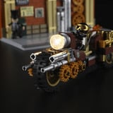 Lumibricks Steampunk-Motorradverfolgung, Konstruktionsspielzeug 