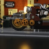 Lumibricks Steampunk-Motorradverfolgung, Konstruktionsspielzeug 