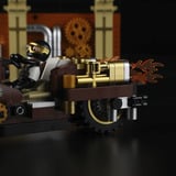 Lumibricks Steampunk-Motorradverfolgung, Konstruktionsspielzeug 