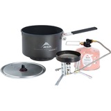 MSR WindBurner Group Stove System 2,5L, Gaskocher grau, für 2-4 Personen, 3-teiliges Kochset, Modell 2021