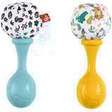 Mattel Babys Rumba-Rasseln Spielzeug 2er-Set für Babys ab 3 Monaten 