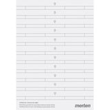 Merten Beschriftungsstreifen für M-PLAN Rahmen weiß, Retail