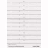 Merten Beschriftungsstreifen für M-PLAN Rahmen weiß, Retail